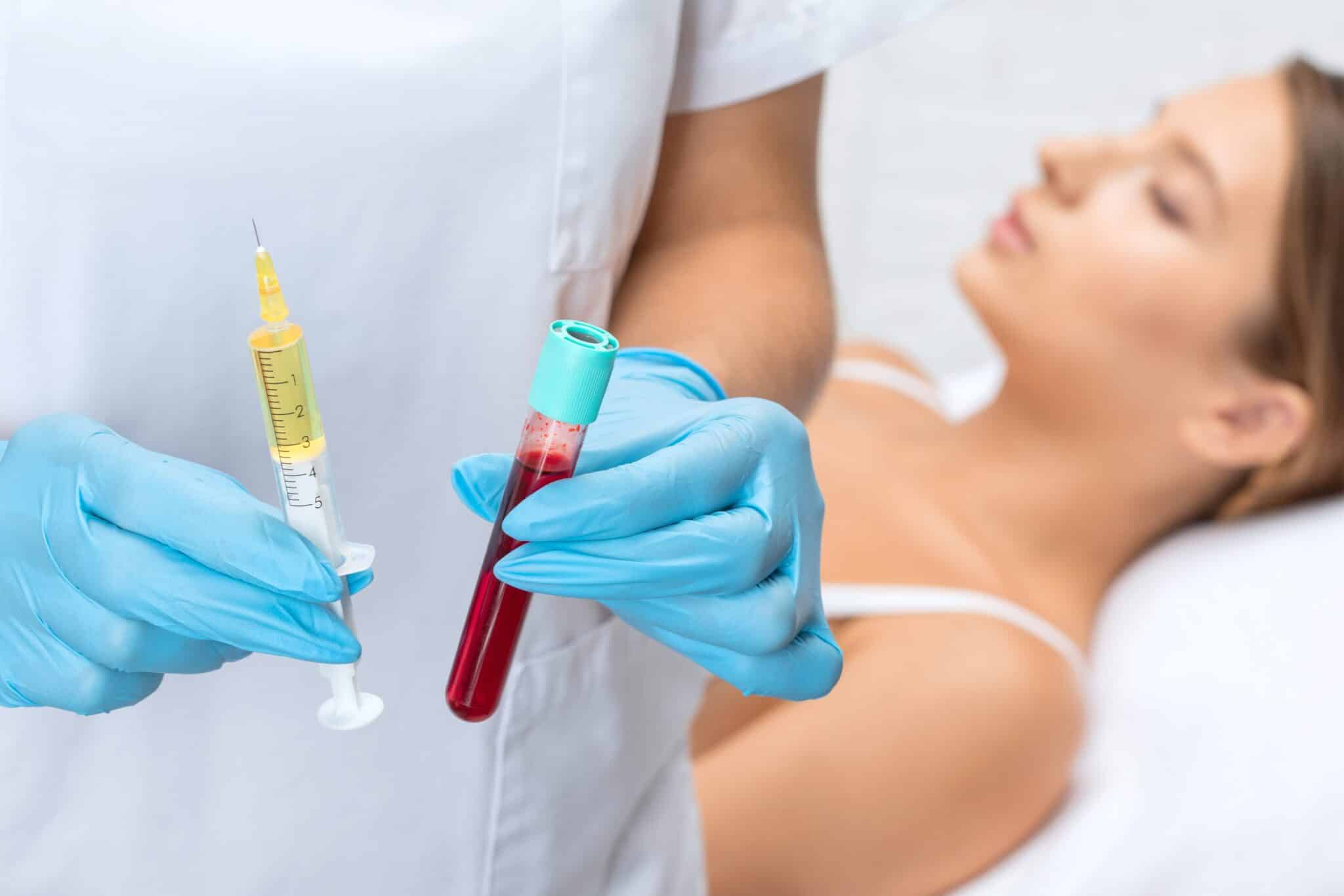 Cosmetologist,Does,Prp,Therapy,On,The,Face,Of,A,Beautiful