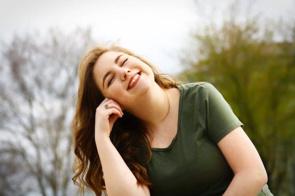 happy woman