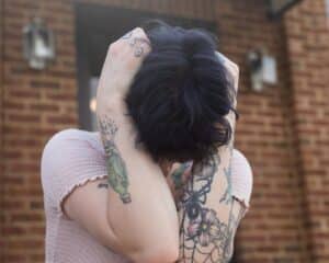 woman feeling hormonal changes