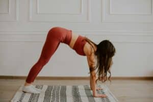 woman exercising